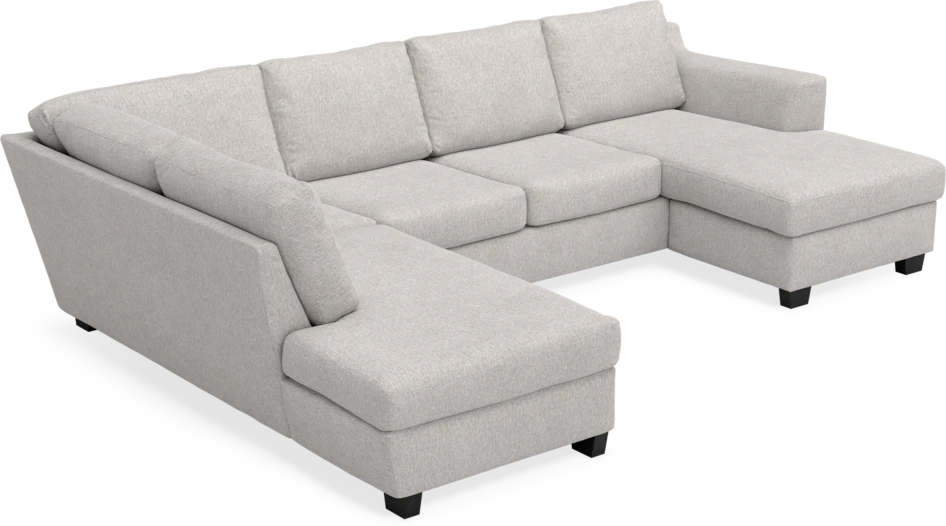 Friday - 3-sits soffa med divan vänster och schäslong höger - Grå