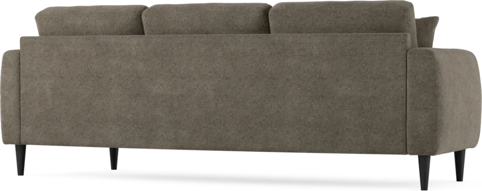 Eden - 3-sits soffa svängd - Brun