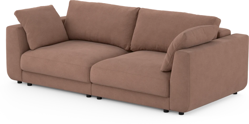 Amie - Bäddsoffa 3-sits - Rosa
