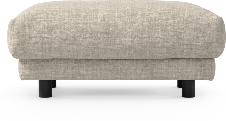 Cherrie - Fotpall 110, fast klädsel - Beige