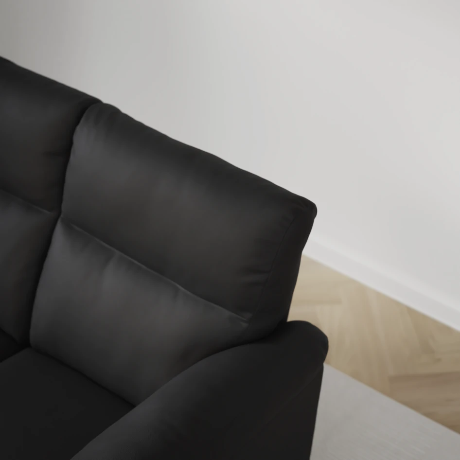 Tage - 3-sits soffa - Svart