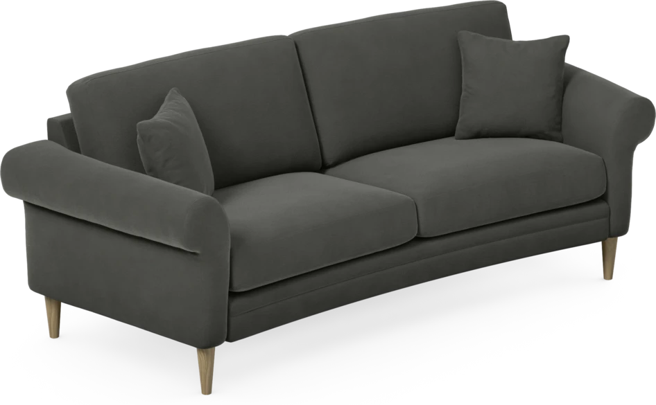 Eden - 2,5-sits soffa svängd - Grå