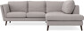 Madison - 2-sits soffa med divan höger - Grå