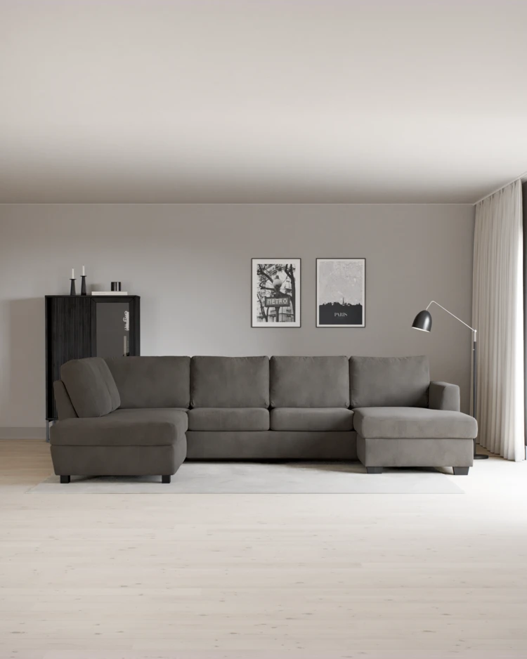 Friday - 3-sits soffa med divan vänster och schäslong höger - inspiration