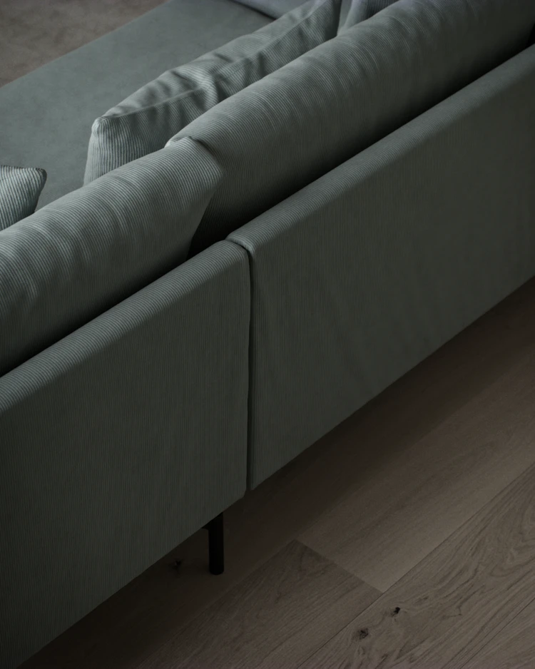 Harper - 3-sits soffa med divan höger - inspiration