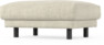 Cherrie - Fotpall 100, fast klädsel - Beige
