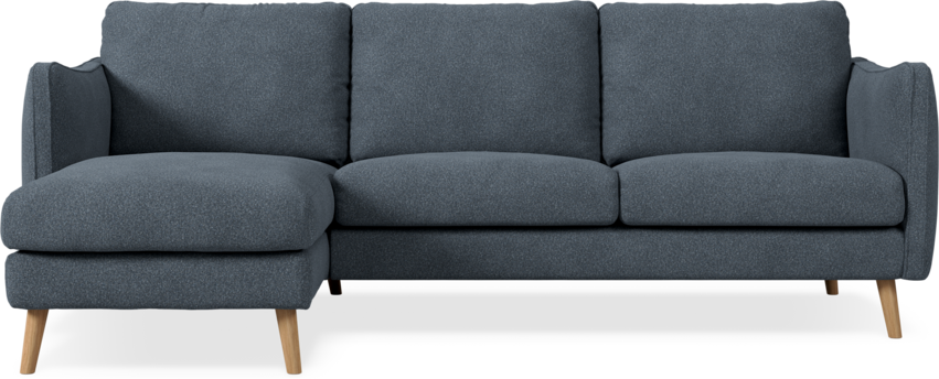 Madison Lux - 2-sits soffa med schäslong vänster - Vit