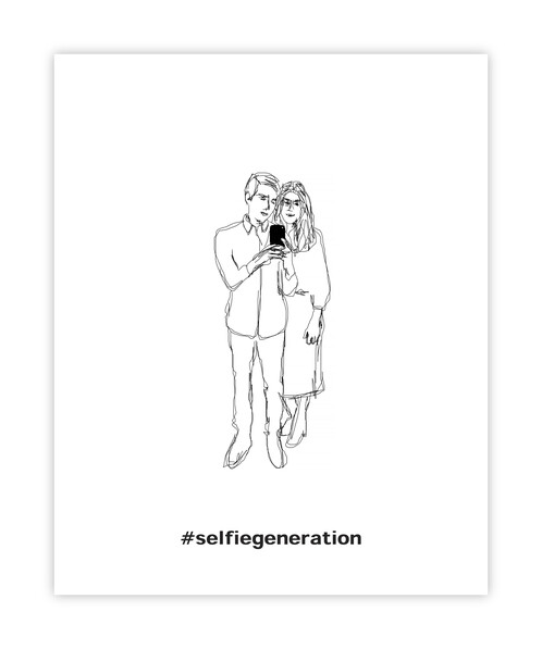 Selfie Generation - Poster - Vit