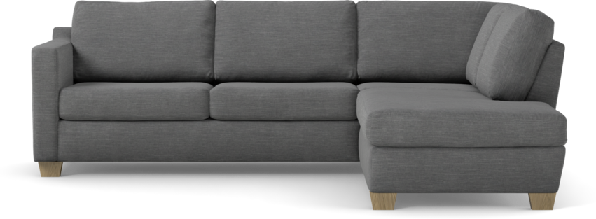 Friday - 2,5-sits soffa med divan höger - Grå