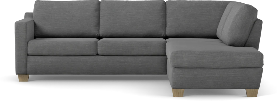 Friday - 2,5-sits soffa med divan höger - Grå