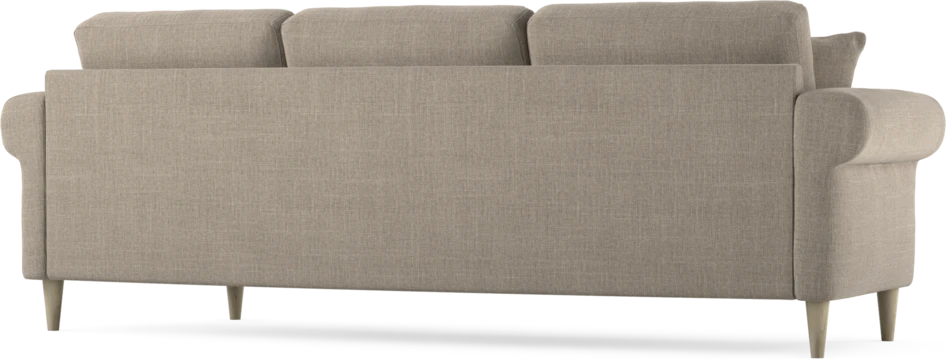 Eden - 3-sits soffa svängd - Beige