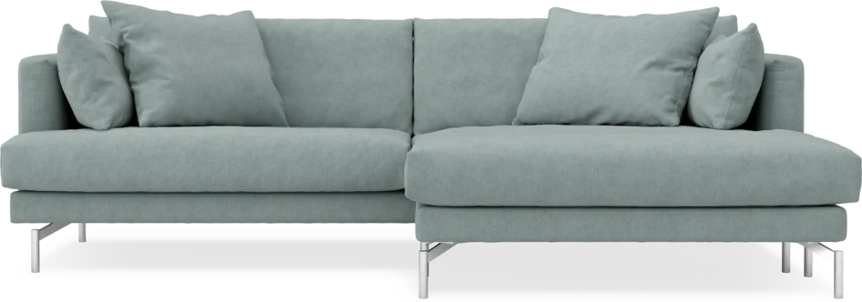 Harper - 4-sits med schäslong XL höger - Grön