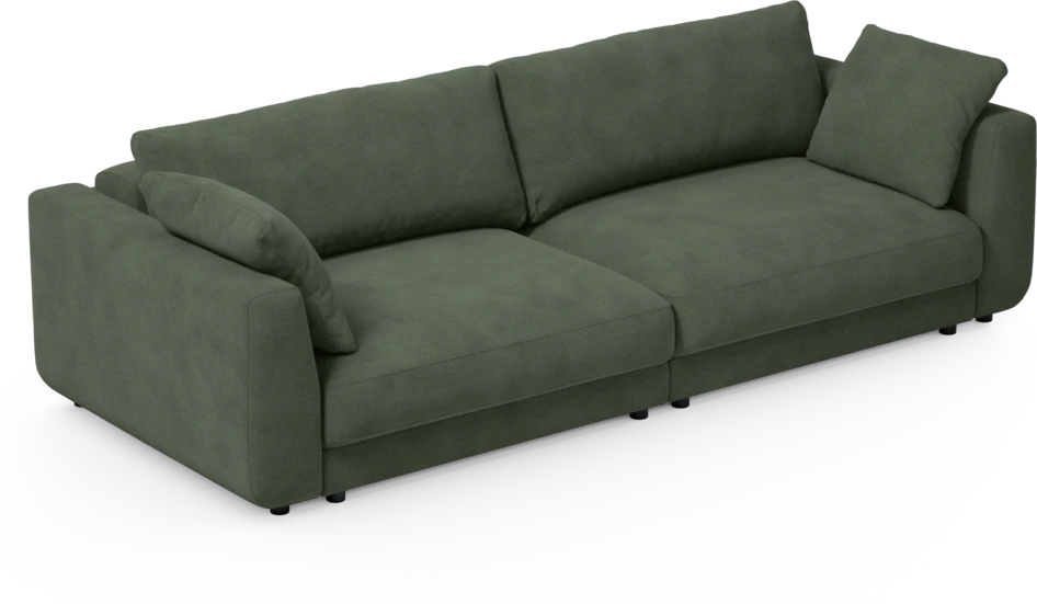 Amie - Bäddsoffa 4-sits - Grön