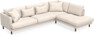 Harper - 3-sits soffa med divan höger - Beige