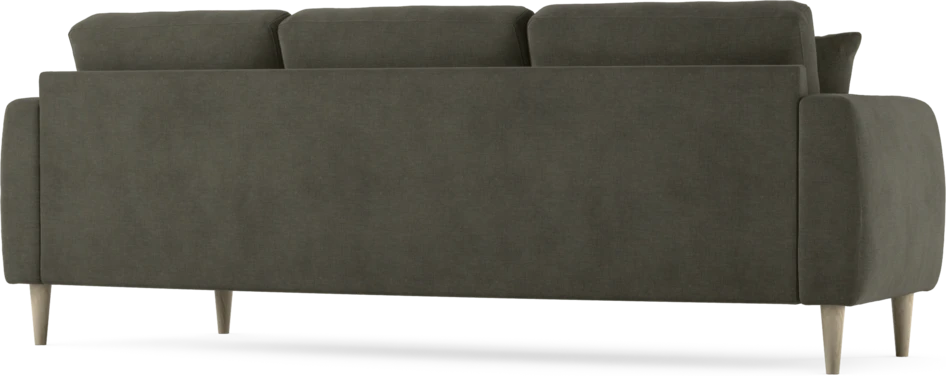 Eden - 3-sits soffa svängd - Grå