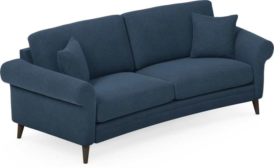 Eden - 2,5-sits soffa svängd - Blå