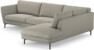 Madison Lux - 3-sits soffa med divan höger - Grå