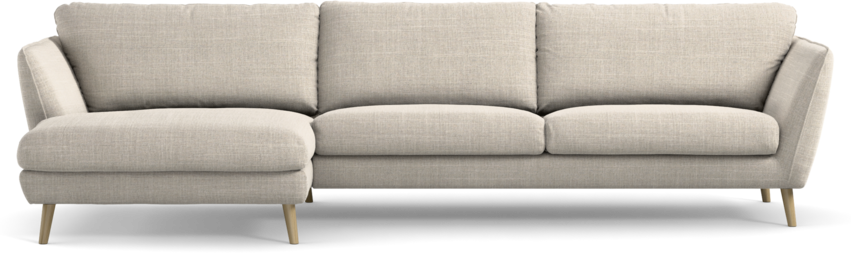 Madison Lux - 3-sits soffa med schäslong vänster - Beige