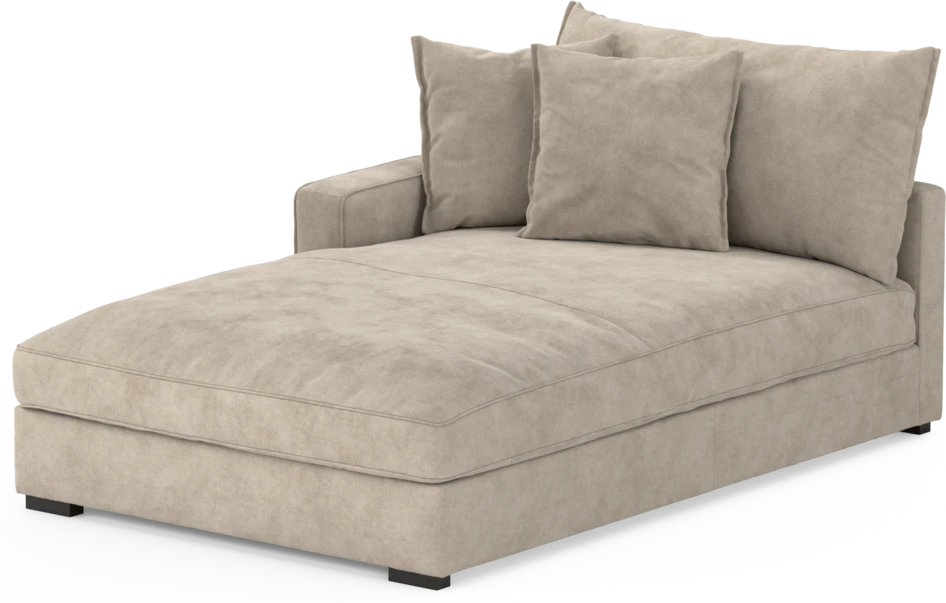 Rossi - Schäslong vänster - Beige