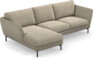Madison Lux - 2-sits soffa med schäslong vänster - Beige