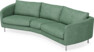Madison - 3-sits soffa svängd, 90 cm - Turkos