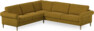 Bridge - Hörnsoffa, 2+3-sits - Gul
