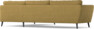 Madison Lux - 3-sits soffa med divan höger - Gul