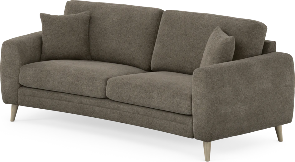 Eden - 2,5-sits soffa svängd - Brun