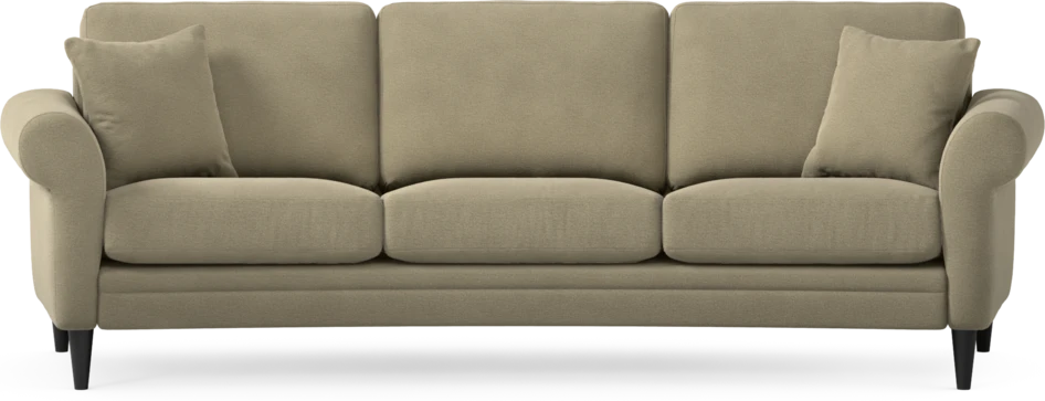 Eden - 3-sits soffa svängd - Beige