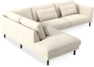 Willow - 3-sits soffa med divan vänster, fast klädsel - Beige