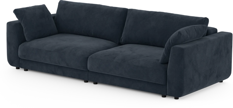 Amie - Bäddsoffa 4-sits - Blå