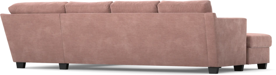 Friday - 3-sits soffa med schäslong vänster och divan höger - Rosa