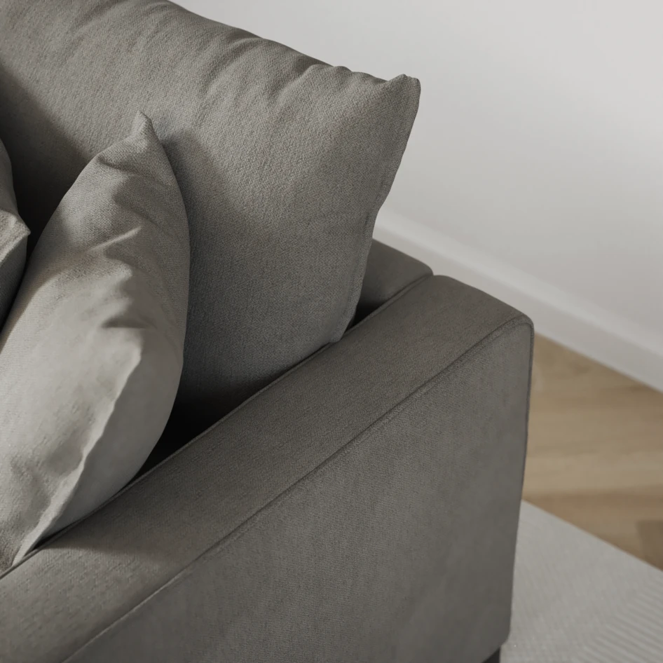 Rossi - Schäslong XL höger - Grå