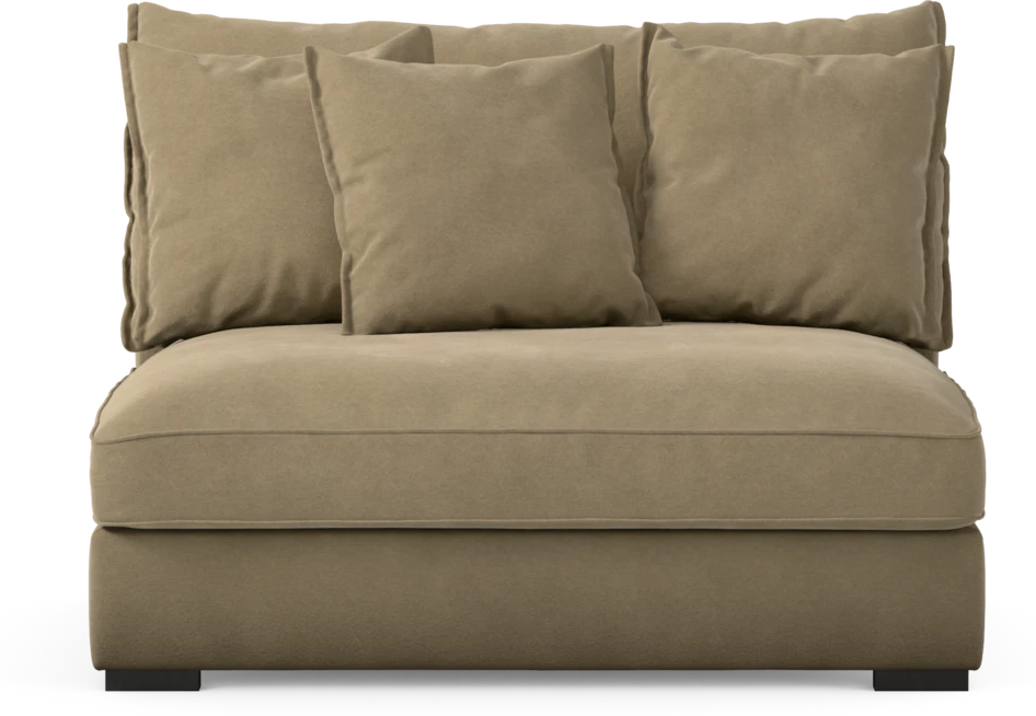Rossi - 2-sits utan armstöd - Beige
