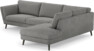 Madison Lux - 3-sits soffa med divan höger - Grå