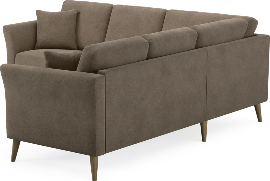 Eden - Hörnsoffa, 2+2-sits - Brun