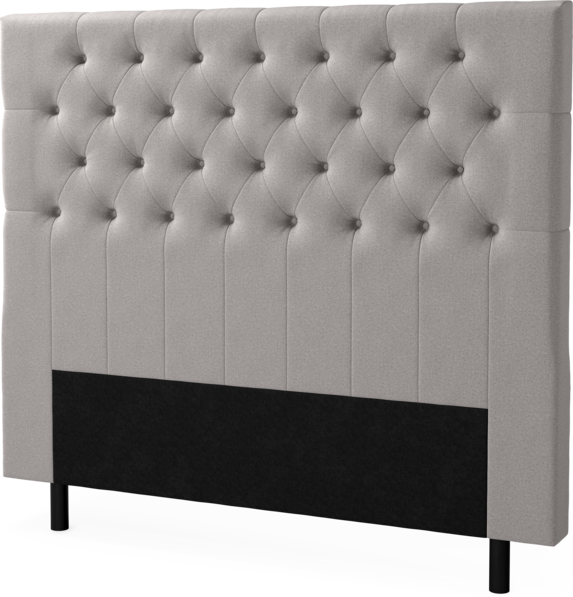 Delux Pikerad XL - Sänggavel, 90-210 cm - Grå