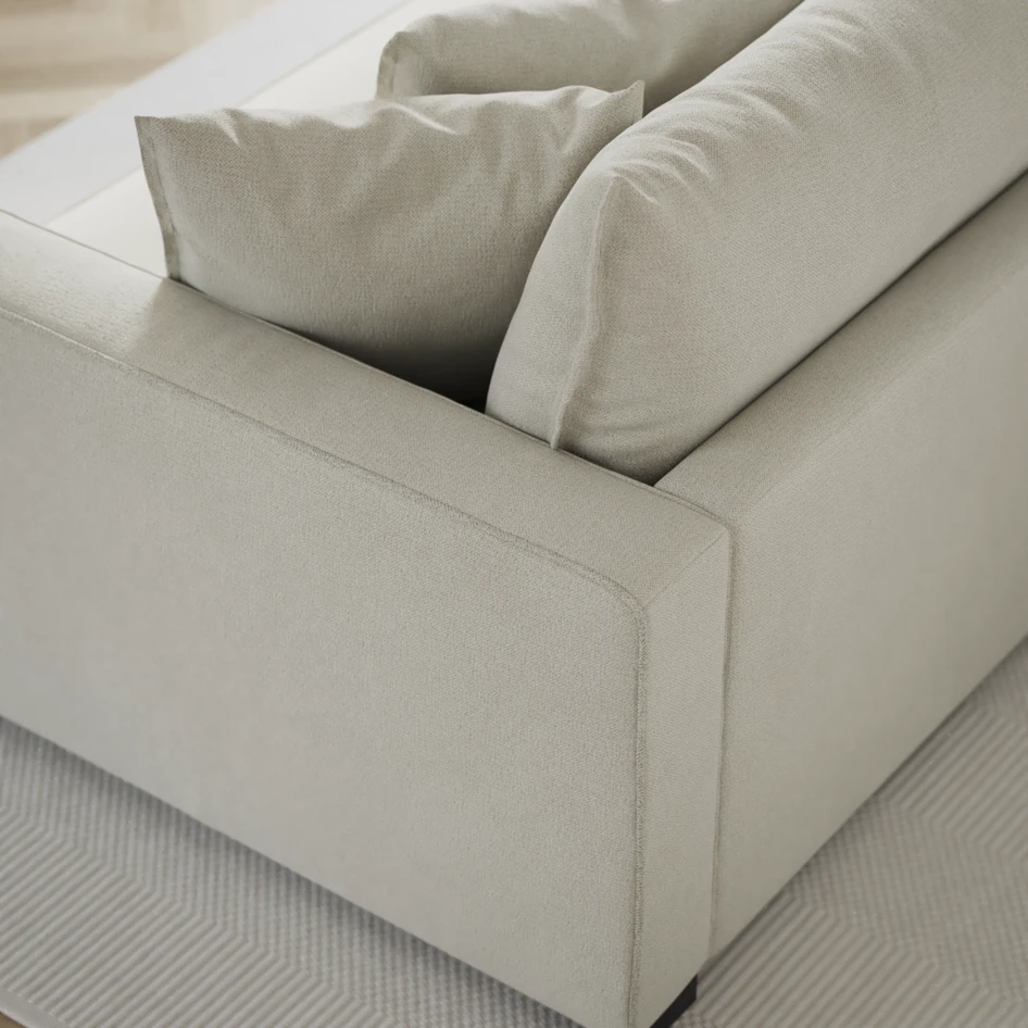 Rossi - 3-sits soffa - Vit