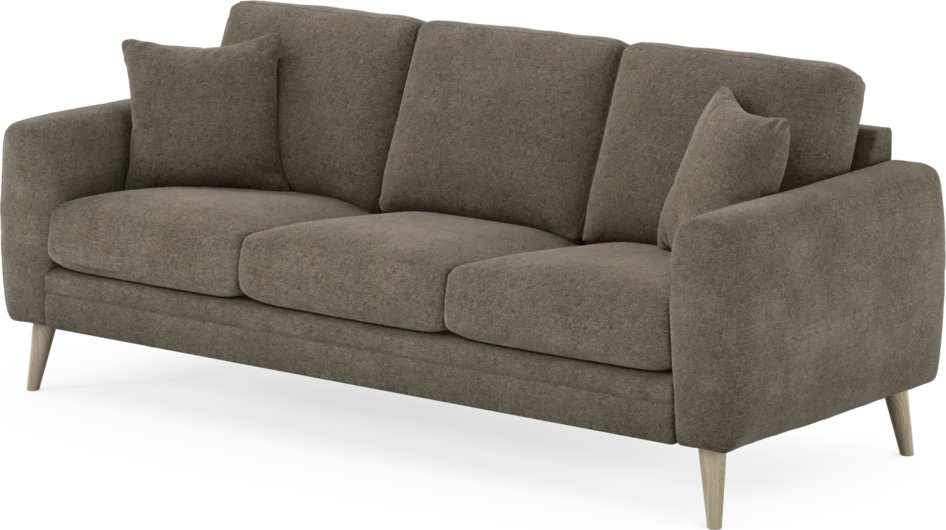Eden - 3-sits soffa - Brun