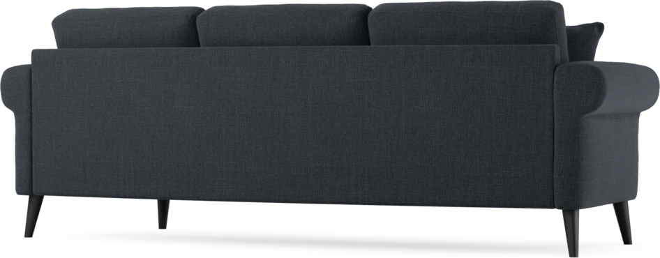 Eden - 3-sits soffa svängd - Blå