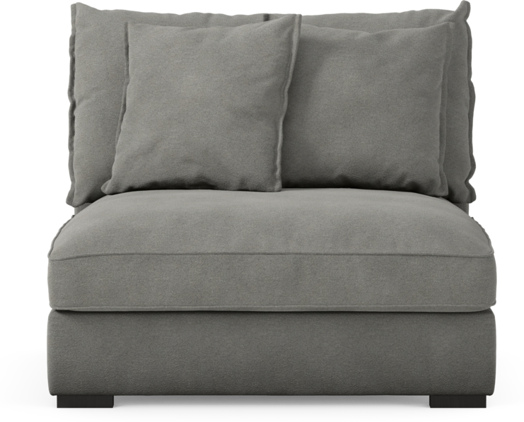 Rossi - 1,5-sits utan armstöd - Grå