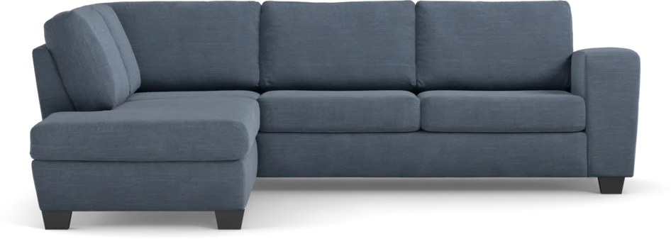 Friday - 2,5-sits soffa med divan vänster - Blå
