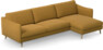 Madison - 3-sits soffa med schäslong höger - Gul