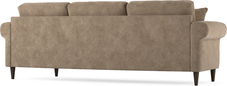 Eden - 3-sits soffa svängd - Beige