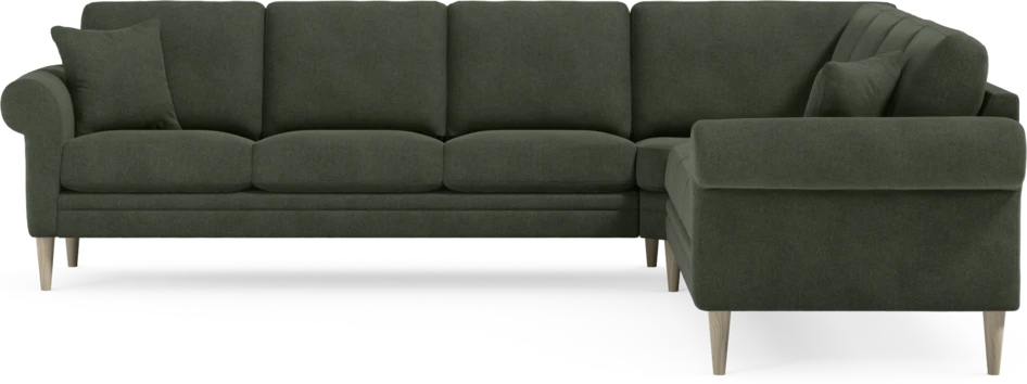 Eden - Hörnsoffa, 3+3-sits - Grön