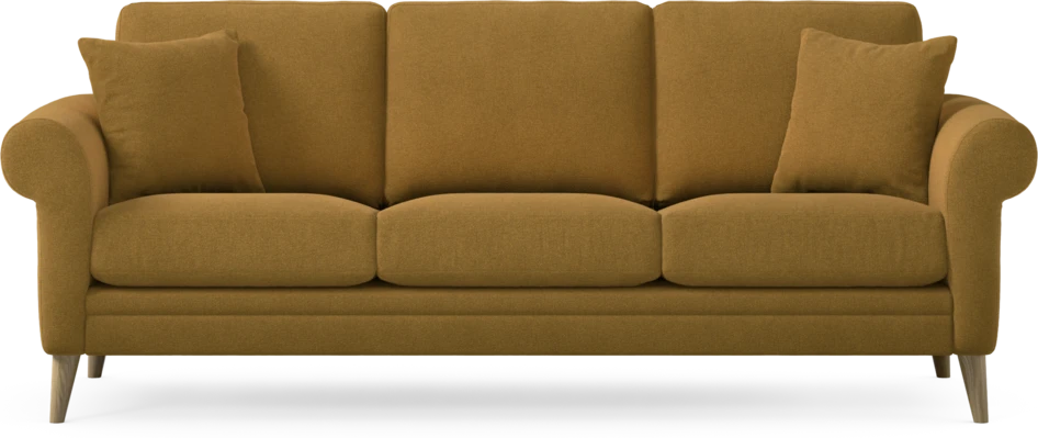 Eden - 3-sits soffa - Gul