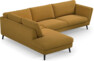 Madison - 3-sits soffa med divan vänster - Gul