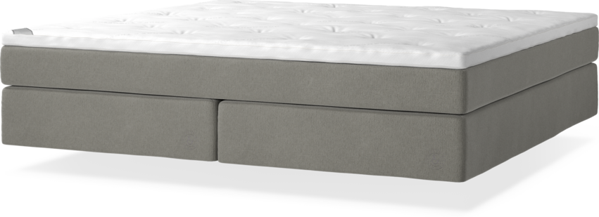 Cape Farewell - Kontinentalsäng, dubbelsäng med svävande utseende - Grå