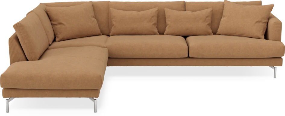 Harper - 3-sits soffa med divan vänster - Gul