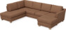 Friday - 3-sits soffa med divan vänster och schäslong höger - Orange